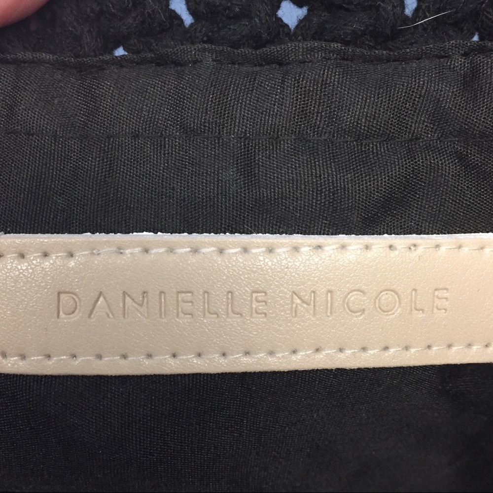 Danielle Nicole Black Fringe Hobo Handbag - image 7